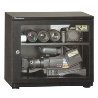 Wonderful ตู้กันชื้น รุ่น WD-086Ci จอแสดงผลแบบดิจิตอล รุ่นขนาดหน้ากว้างพิเศษ สามารถใส่กล้องถ่าย VDO ตัวใหญ่ได้ ขนาดความจุ 69 ลิตร - สีดำ